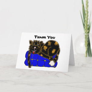 , Thank You from the Cat Card