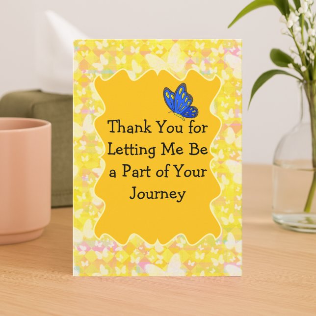 Thank You From Your Therapist – Butterfly Design (Creator Uploaded)