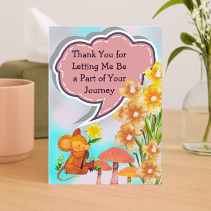 Thank You From Your Therapist – Nature Design Card