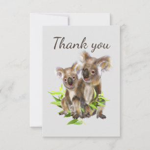 Thank You Fun Curious Koala Bear Glasses Animal