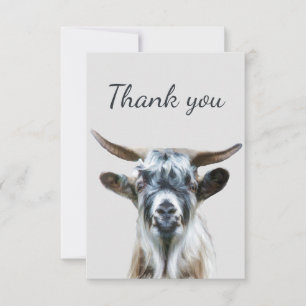 Thank You Fun Old Goat Farm Animal