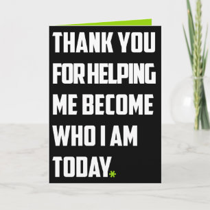 Thank You Funny Card