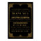 Thank you  Gatsby inspired wedding sign card