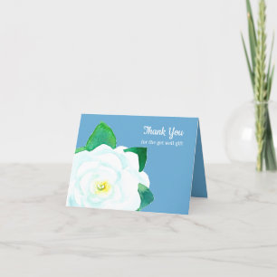 Thank You Get Well Gift Gardenia Flower Card