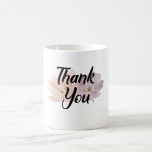 Thank You Gift Floral Coffee Mug