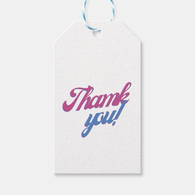 Thank You Gift Tags (Front)