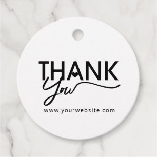 Thank You, Gift Tags, Labels, Business Packaging Favour Tags