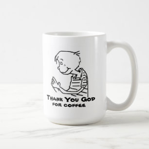 THANK YOU GOD FOR COFFEE MUG