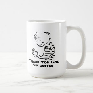 THANK YOU GOD FOR COFFEE MUG