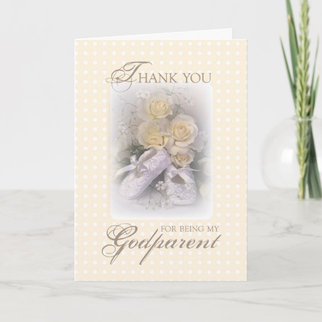 Thank You Godparent Card (Front)