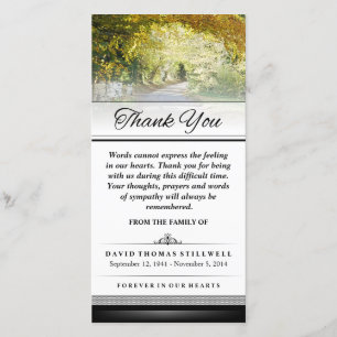 Thank You Gold Autumn Trees Words Cannot Express