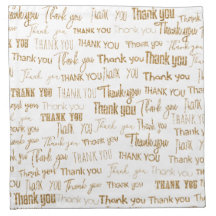 Thank you gold glitter party