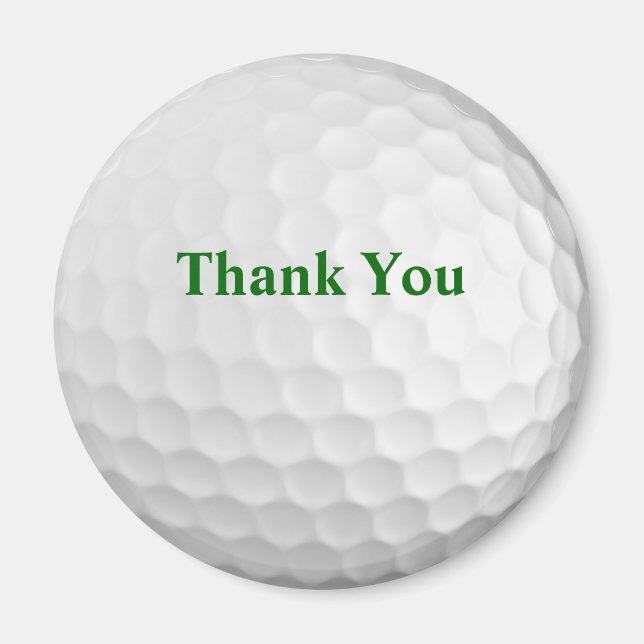 Thank You Golf Gift Magnet (Front)