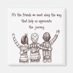 Thank You Good Friend Quote Magnet
