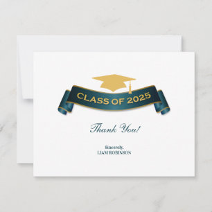 Thank You Graduation Class of 2025 Card