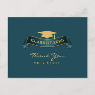 Thank You Graduation Class of 2025 Postcard
