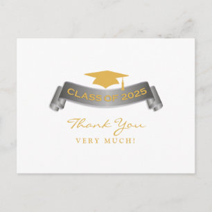 Thank You Graduation Class of 2025 Postcard
