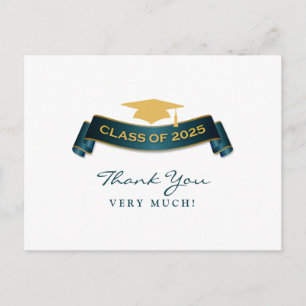 Thank You Graduation Class of 2025 Postcard