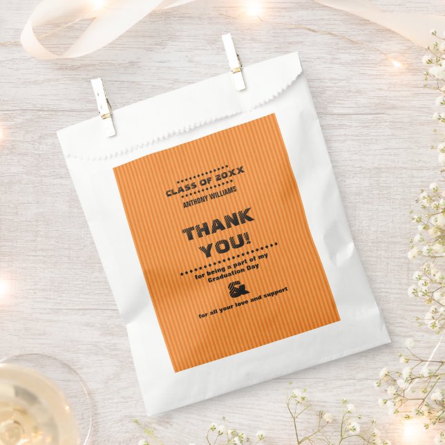 Thank You Graduation Custom  Favour Bags (Clipped)