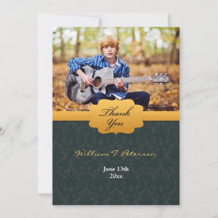 Thank You Graduation Photo Card