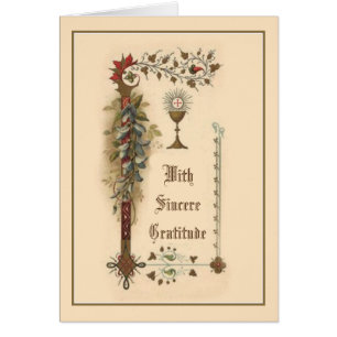 Thank You Gratitude Catholic Priest Bishop Clergy