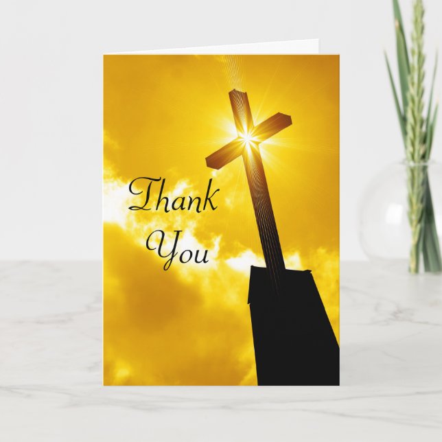 Thank You Greeting Card (Front)