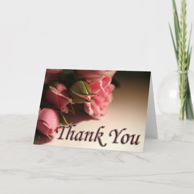Thank You Greeting Card Template (Front)