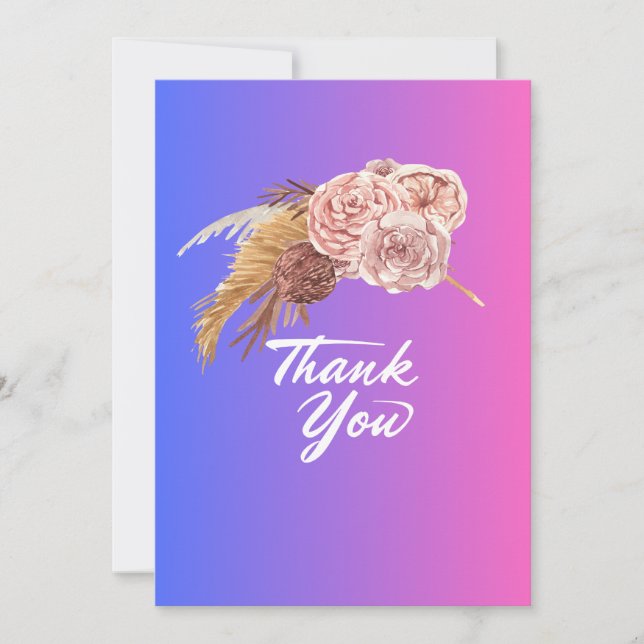 Thank you greeting cards  (Front)