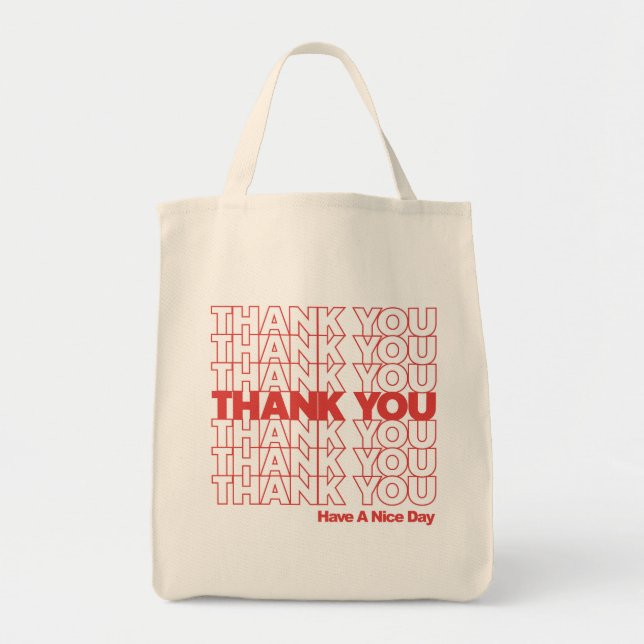 Thank You grocery bag (Front)