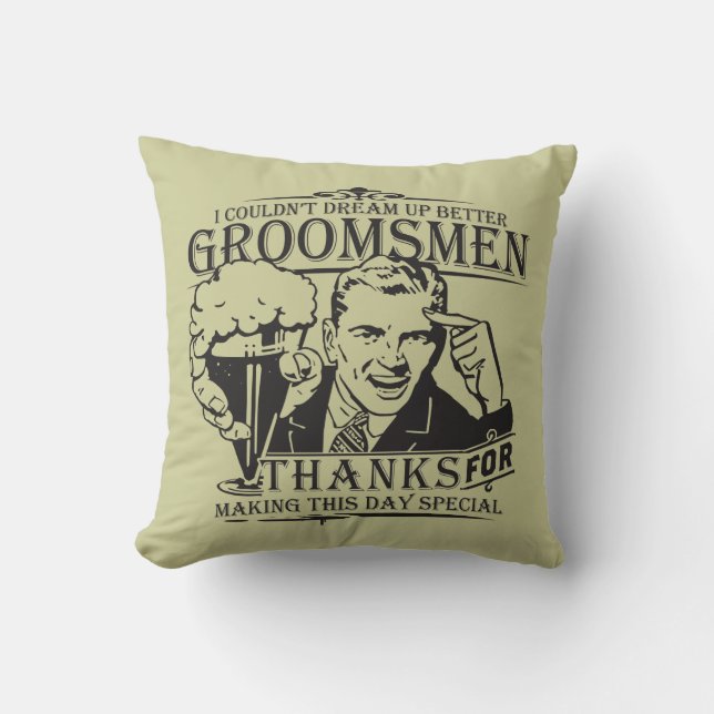 Thank You Groomsmen Cushion (Front)