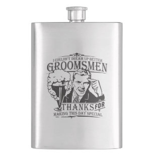 Thank You Groomsmen Hip Flask