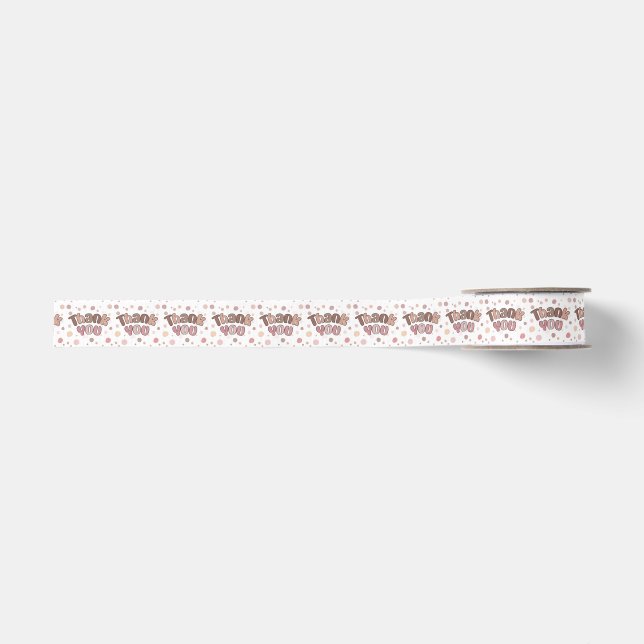 Thank you  grosgrain ribbon (Front)