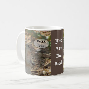 Thank You Ground Squirrel Photo Desert Animal Coffee Mug