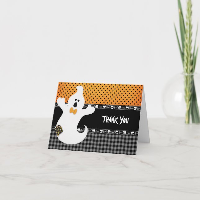 Thank You Halloween Birthday Card (Front)