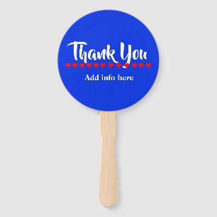 Thank You Hand Fan