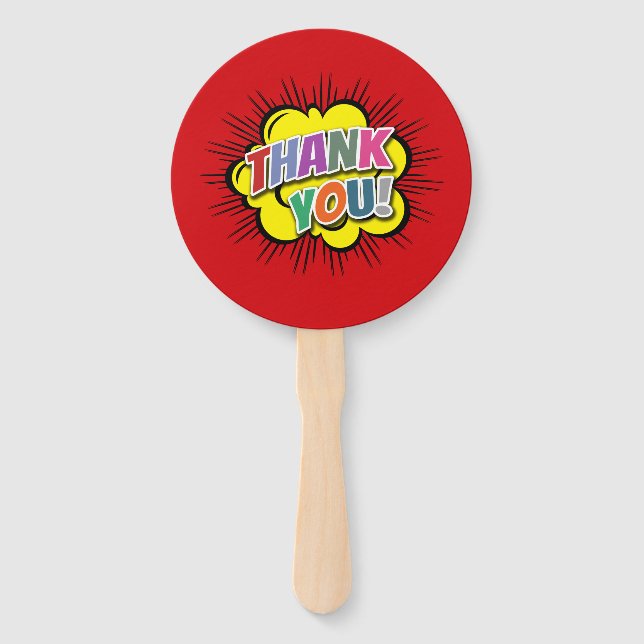 Thank You Hand Fan (Front)