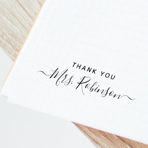 Thank You Handwritten Script Self-inking Stamp