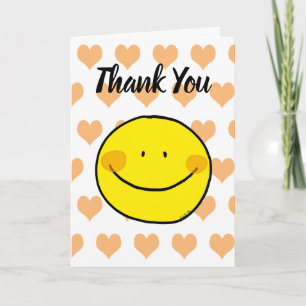 thank you (happy smile) card