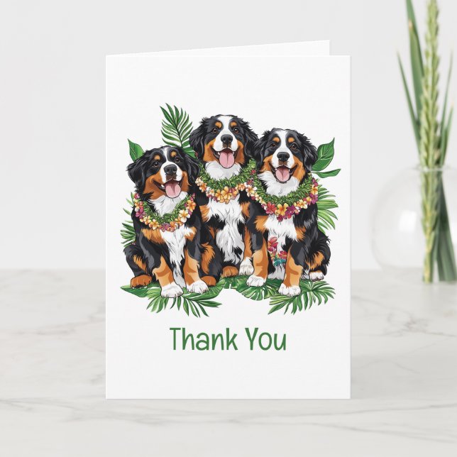 Thank You Hawaiian Bernese Mountain Dogs (Front)