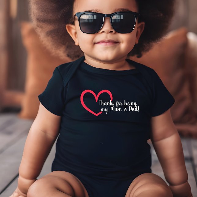 Thank You Heart | Baby Bodysuit (Creator Uploaded)