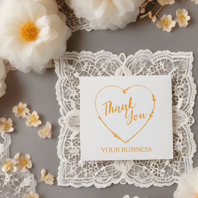 Thank You Heart Design For Artisan Items Rubber Stamp (Thank You Heart Design For Artisan Items.)