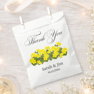 Thank you heart Wedding favor bags