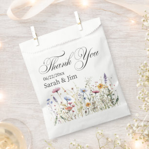 Thank you heart Wedding favour bags