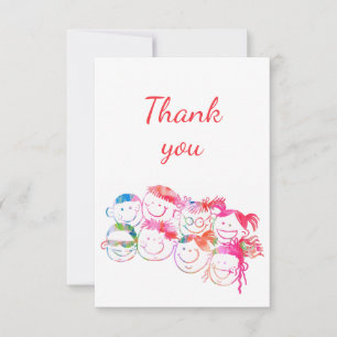 Thank You Help with the Kids Teacher Babysitter Card