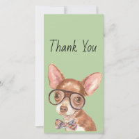 Thank You Hipster Chihuahua
