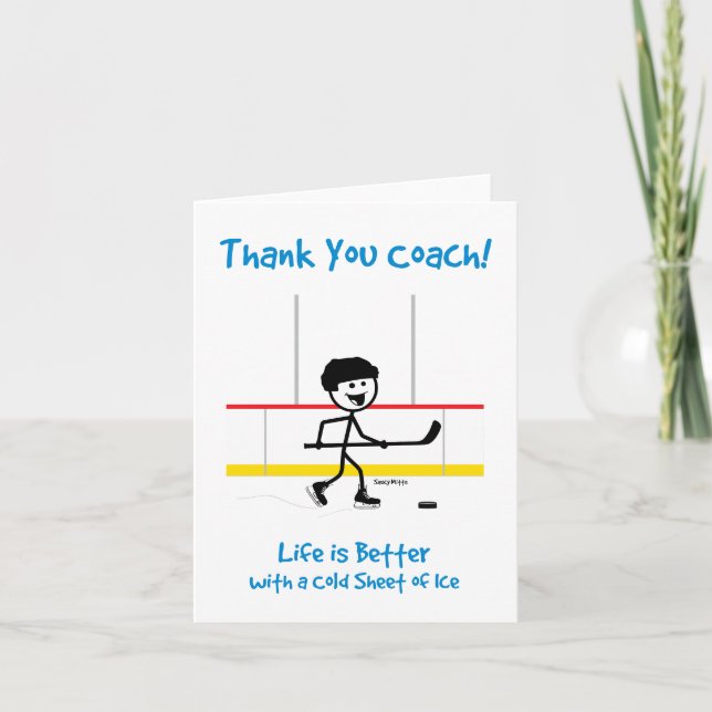 Thank You Hockey Coach Life Is Better (Front)