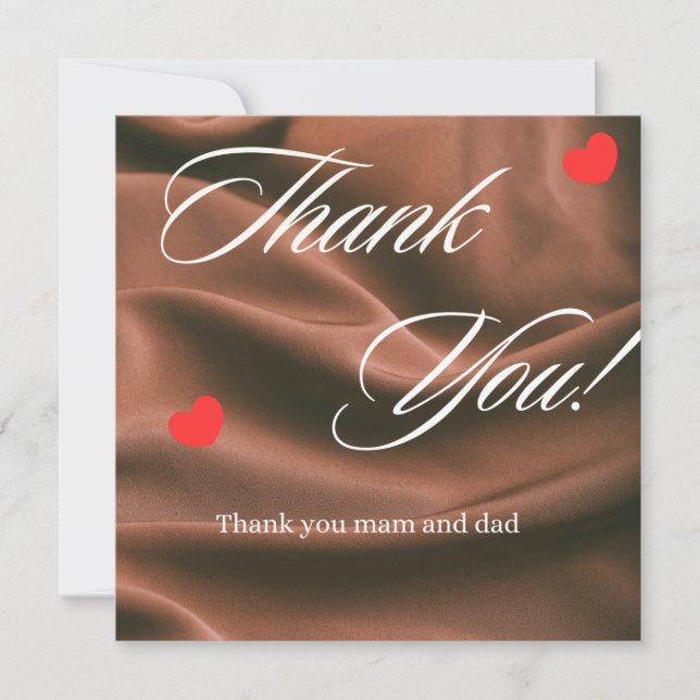 thank you holiday card (Front)