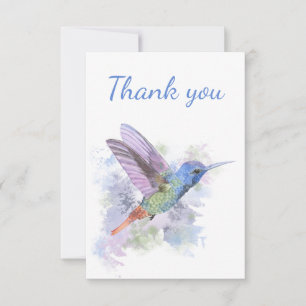 Thank You Hummingbird Garden Bird Nature Art