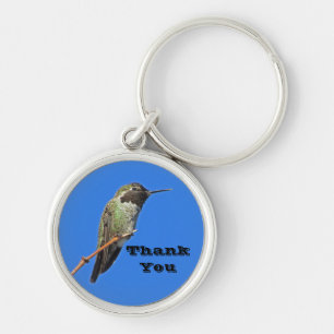 Thank You Hummingbird Photo Bird Appreciation Key Ring