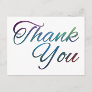 Thank You Images Postcard